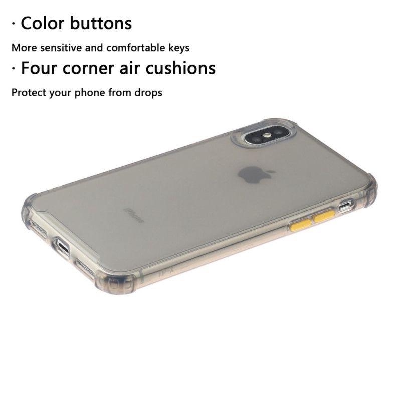 Cover Hoesje iPhone X Telefoonhoesje Gekleurde Versterkte Hoeken