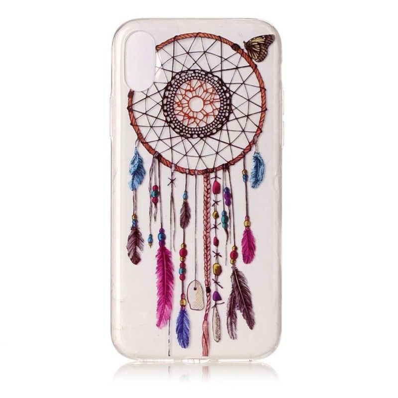 Cover Hoesje iPhone X Telefoonhoesje Transparante Kleurrijke Dromenvanger