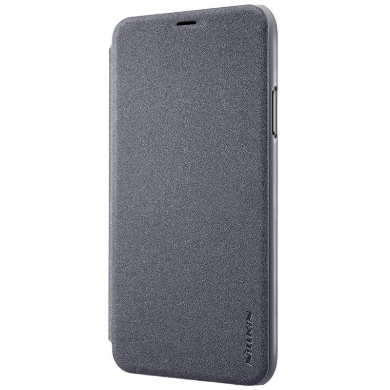 Folio-hoesje iPhone X Wit Zwart Nillkin