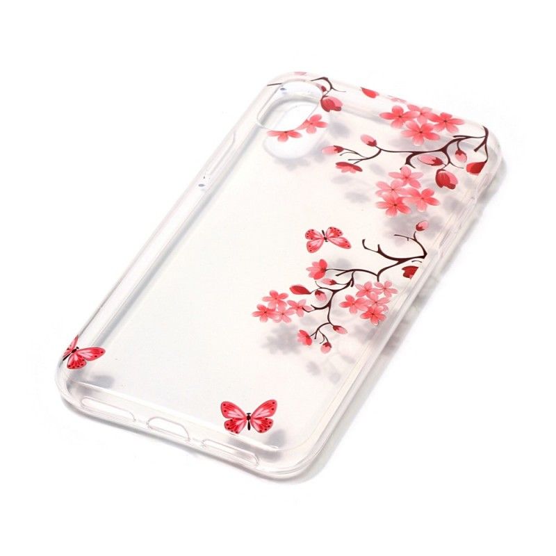 Hoesje iPhone X Transparant Bloeiende Boom