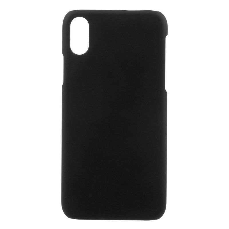 Hoesje iPhone X Wit Zwart Klassieke Bakwagen