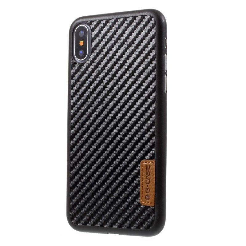 Hoesje voor iPhone X G-Kast Van Koolstofvezel