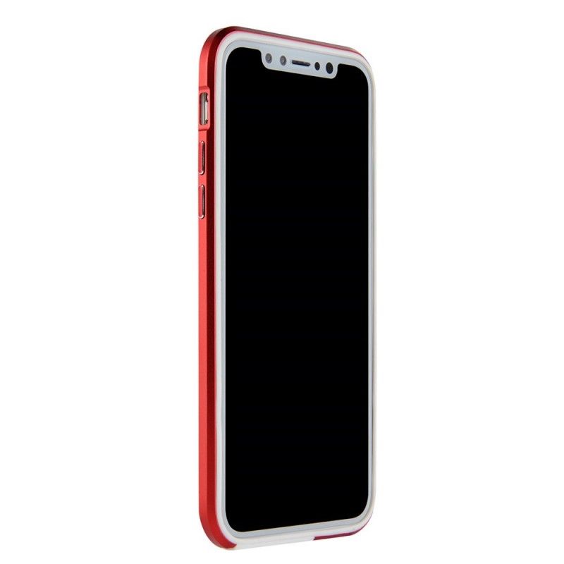 Hoesje voor iPhone X Rood Wit Sulada-Legering