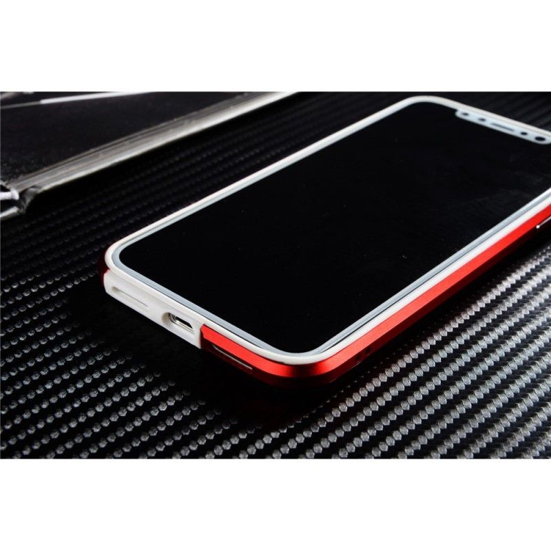 Hoesje voor iPhone X Rood Wit Sulada-Legering