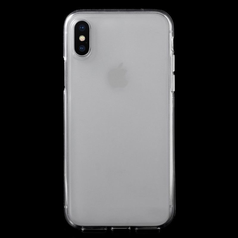 Hoesje voor iPhone X Transparant Flexibel