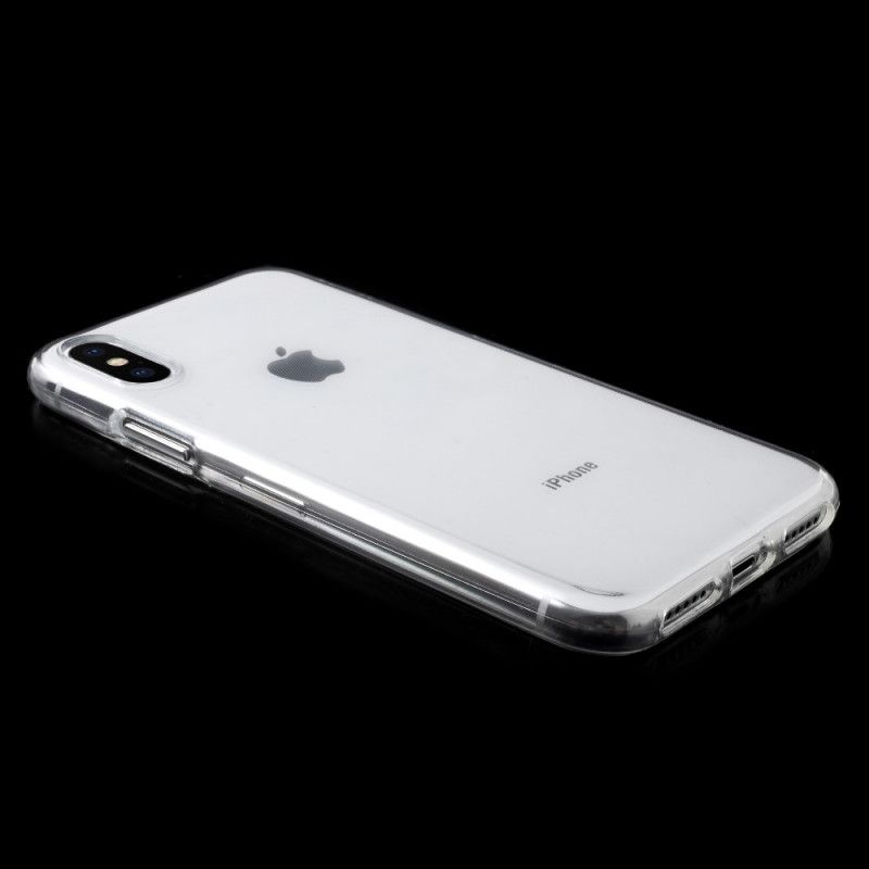 Hoesje voor iPhone X Transparant Flexibel