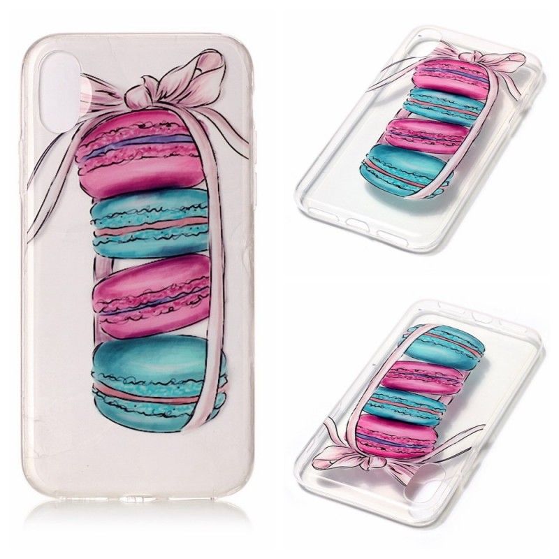 Hoesje voor iPhone X Transparante Gourmet Bitterkoekjes