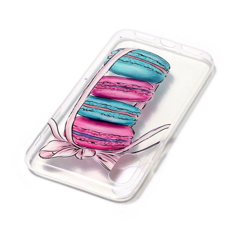 Hoesje voor iPhone X Transparante Gourmet Bitterkoekjes