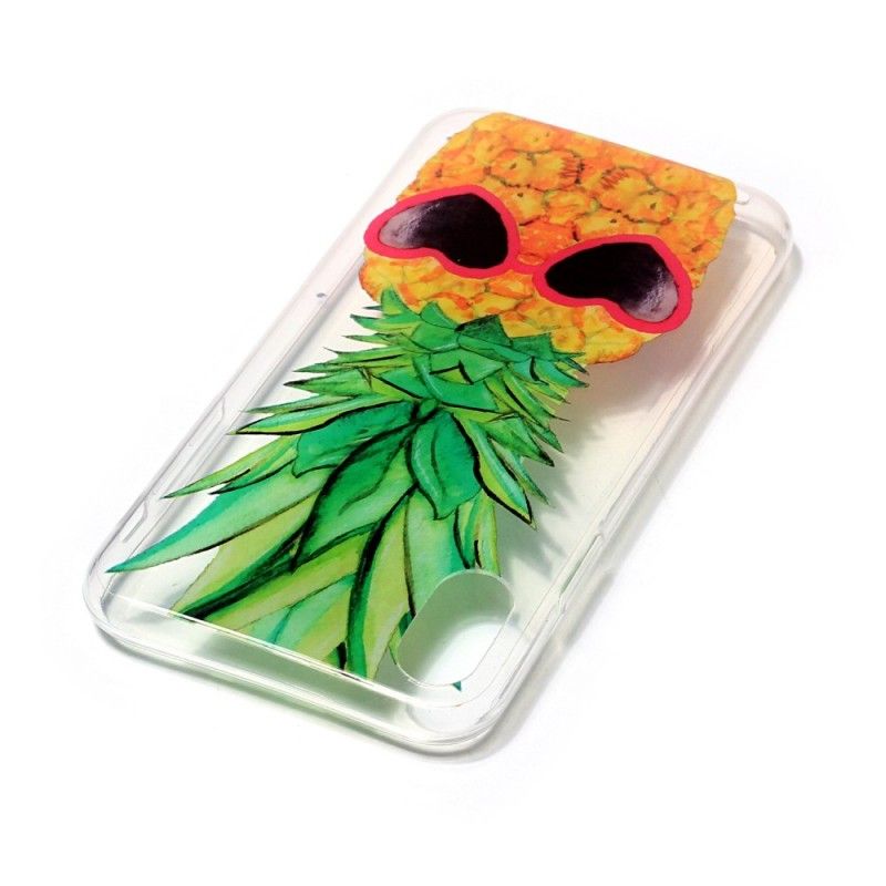 Hoesje voor iPhone X Transparante Incognito Ananas