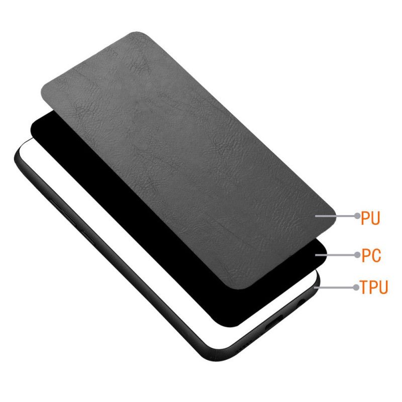 Hoesje Realme C63 Gestikt Leereffect