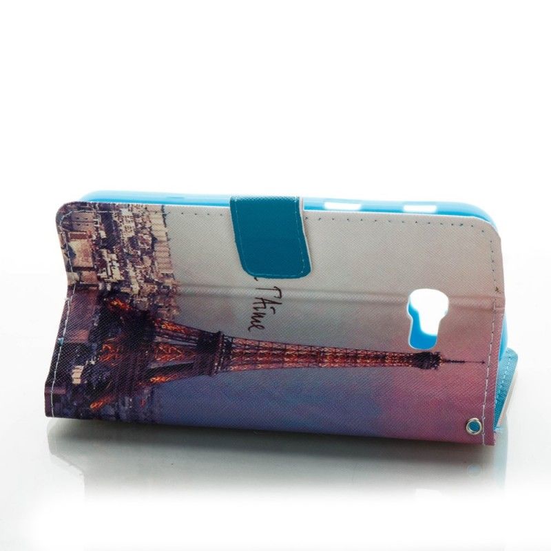 Flip Case Leren Samsung Galaxy A5 2017 Parijs Ik Hou Van Je