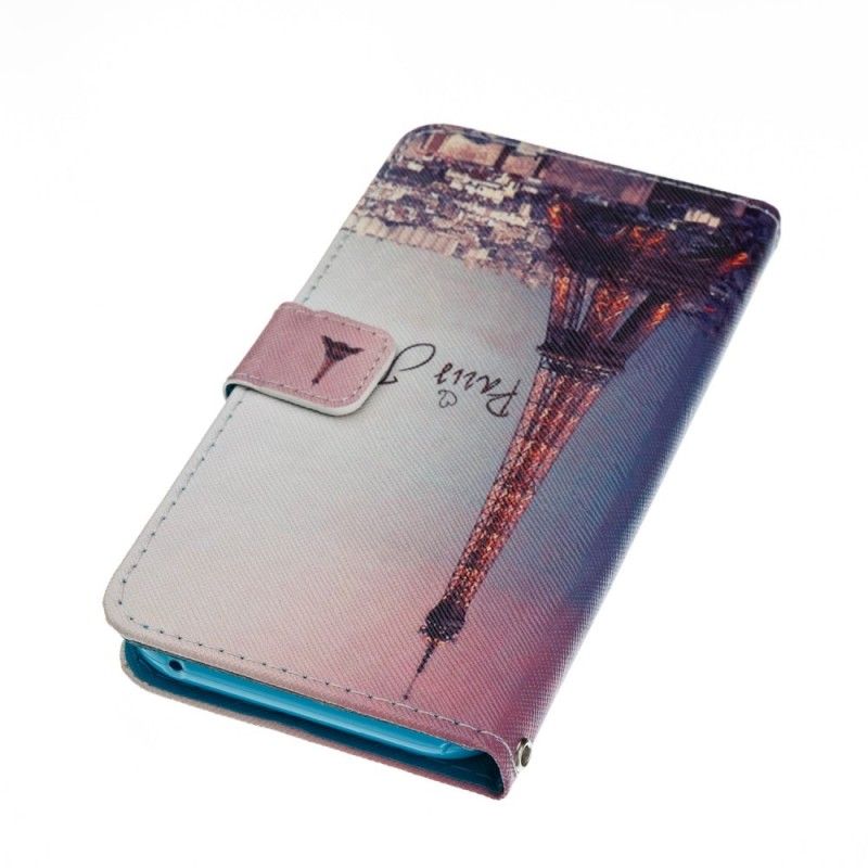 Flip Case Leren Samsung Galaxy A5 2017 Parijs Ik Hou Van Je