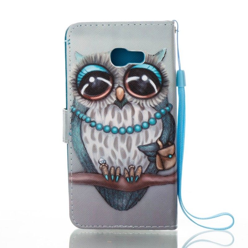 Leren Hoesje Samsung Galaxy A5 2017 Juffrouw Uil