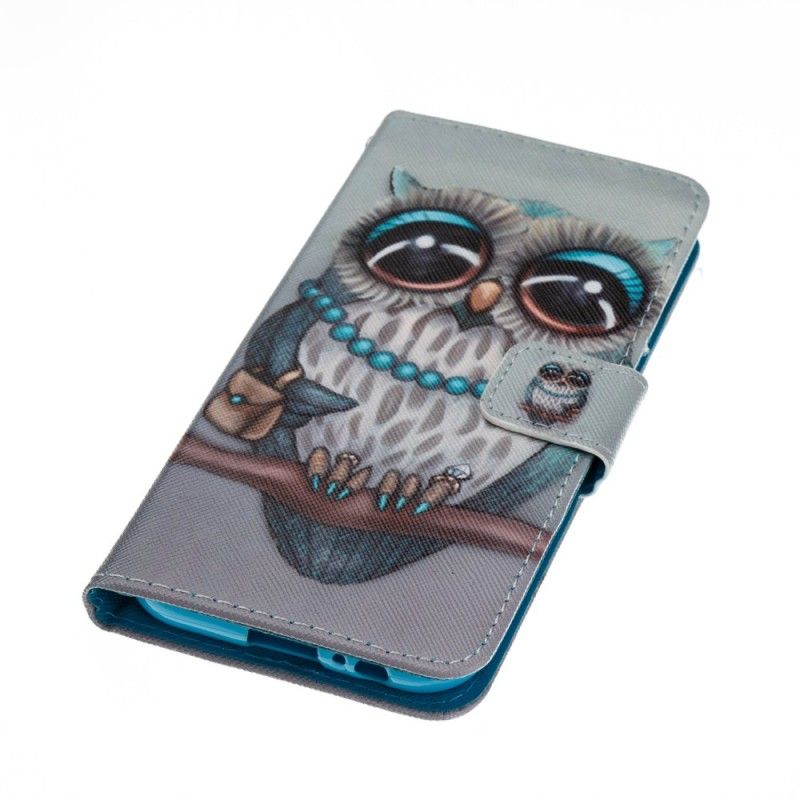 Leren Hoesje Samsung Galaxy A5 2017 Juffrouw Uil