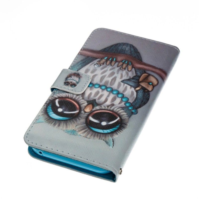 Leren Hoesje Samsung Galaxy A5 2017 Juffrouw Uil