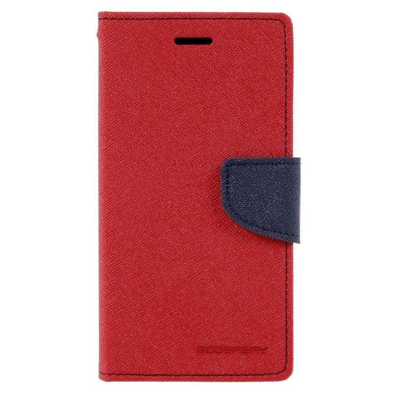 Leren Hoesje voor Samsung Galaxy A5 2017 Magenta Rood Tweekleurig Kwik