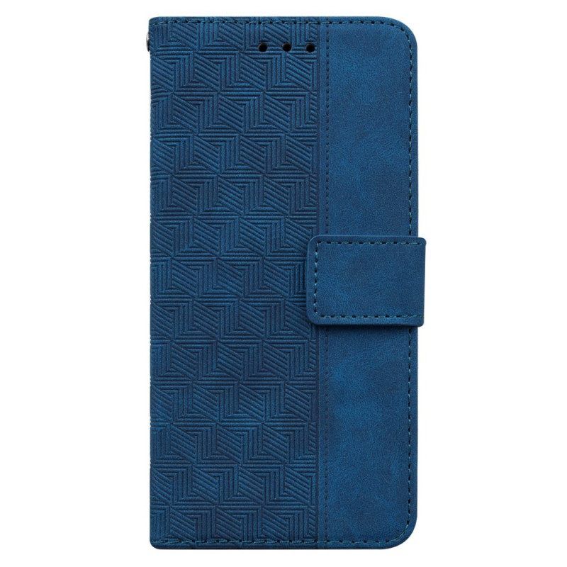 Folio-hoesje voor Xiaomi Redmi Note 11 / 11S Met Ketting Patroon Met Bandjes