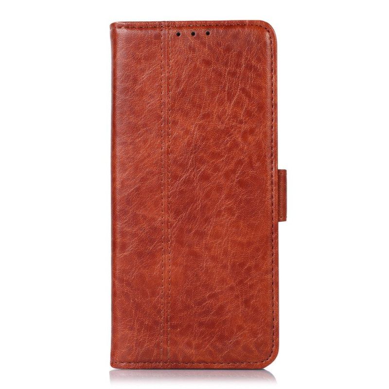 Folio-hoesje voor Xiaomi Redmi Note 11 / 11S Subtiele Stiksels