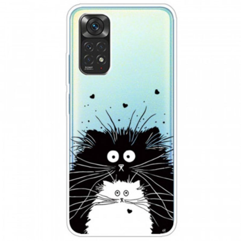 Hoesje voor Xiaomi Redmi Note 11 / 11S Kijk Naar De Katten