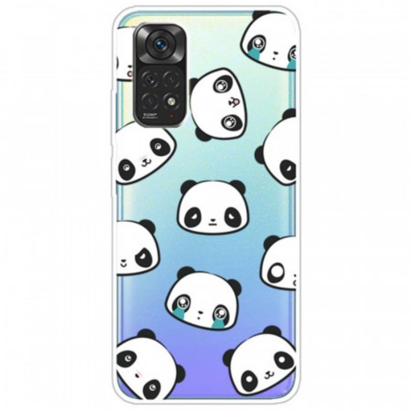 Hoesje voor Xiaomi Redmi Note 11 / 11S Sentimentele Panda's