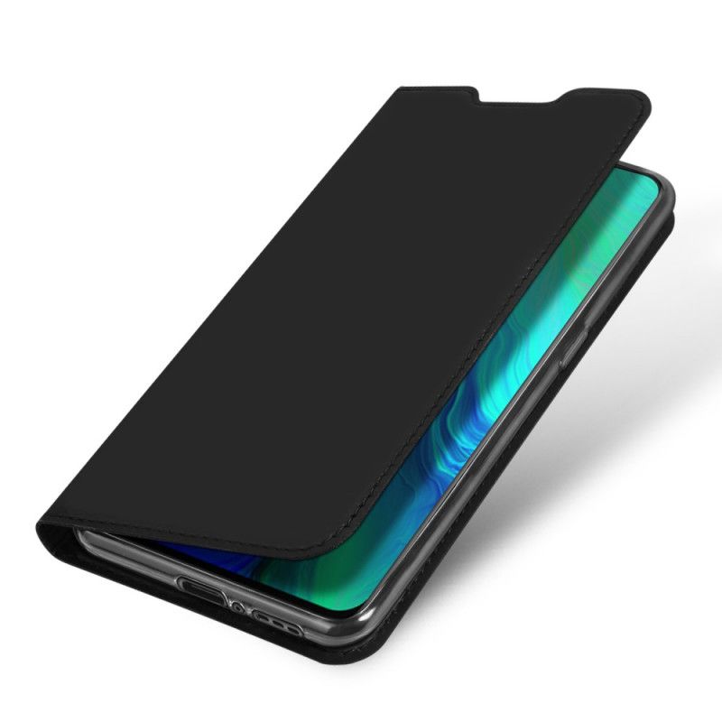 Folio-hoesje voor Oppo Reno 10x Zoom Donkerblauw Pro Dux Ducis Huid