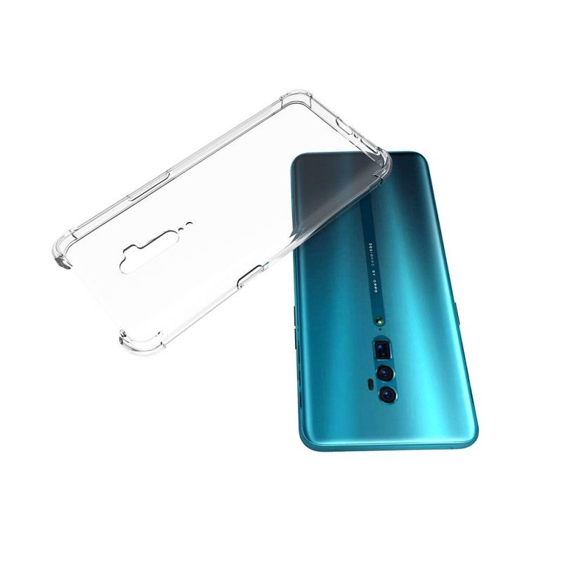 Hoesje Oppo Reno 10x Zoom Telefoonhoesje Transparant Versterkte Hoeken