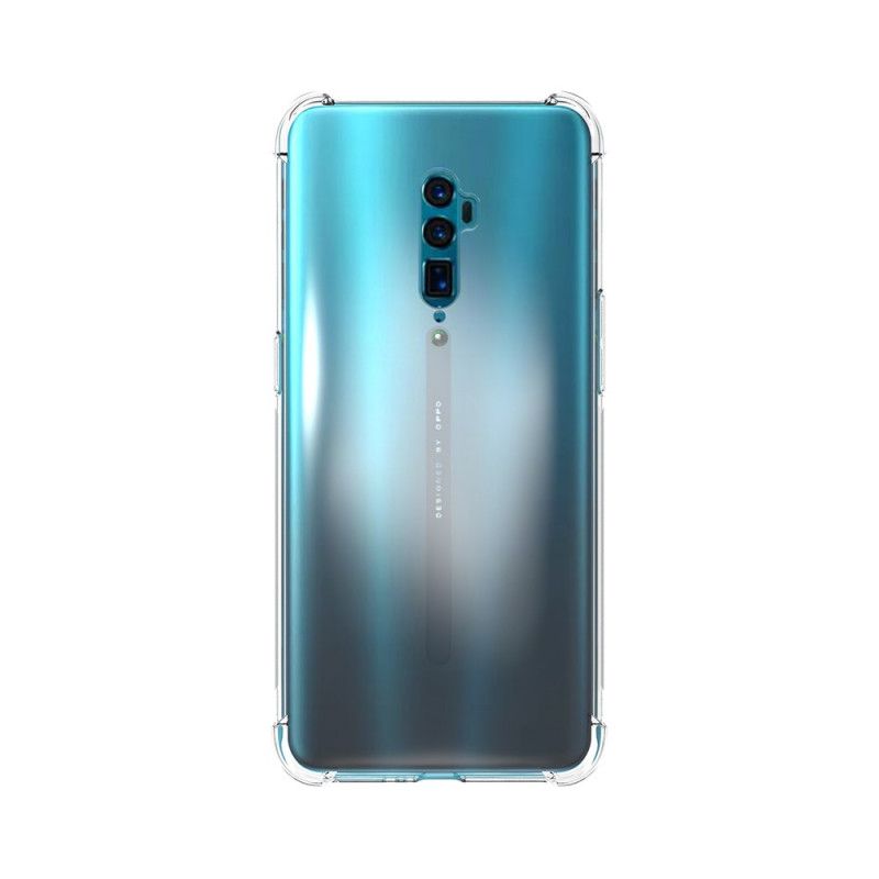 Hoesje Oppo Reno 10x Zoom Telefoonhoesje Transparant Versterkte Hoeken