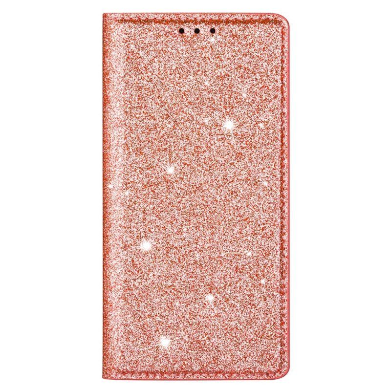 Bescherming Hoesje voor Samsung Galaxy S22 Plus 5G Folio-hoesje Paillettenstijl