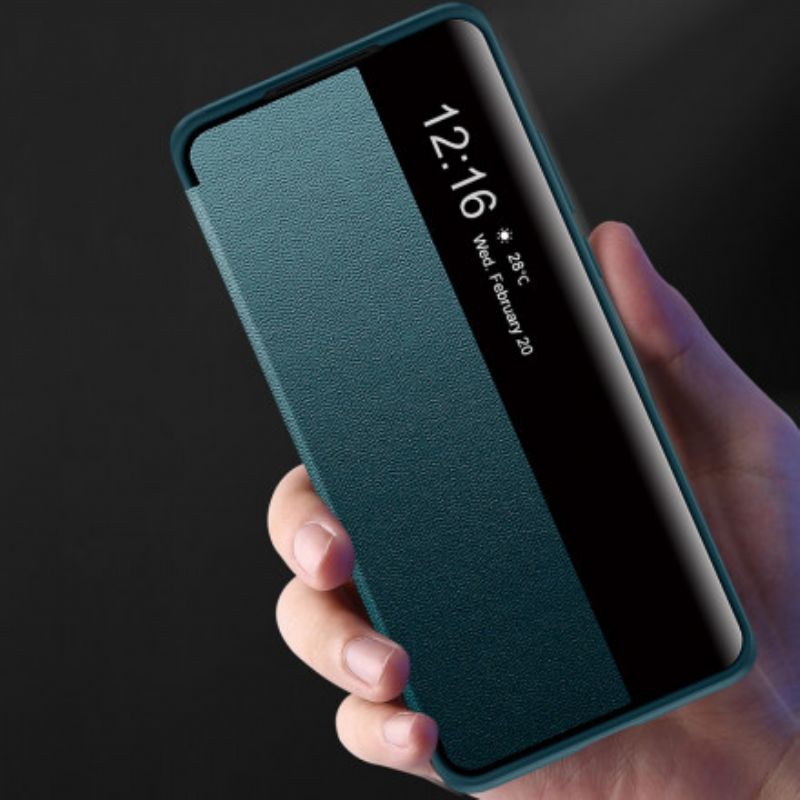 Bekijk Omslag Huawei P50 Pro Gestructureerd Kunstleer
