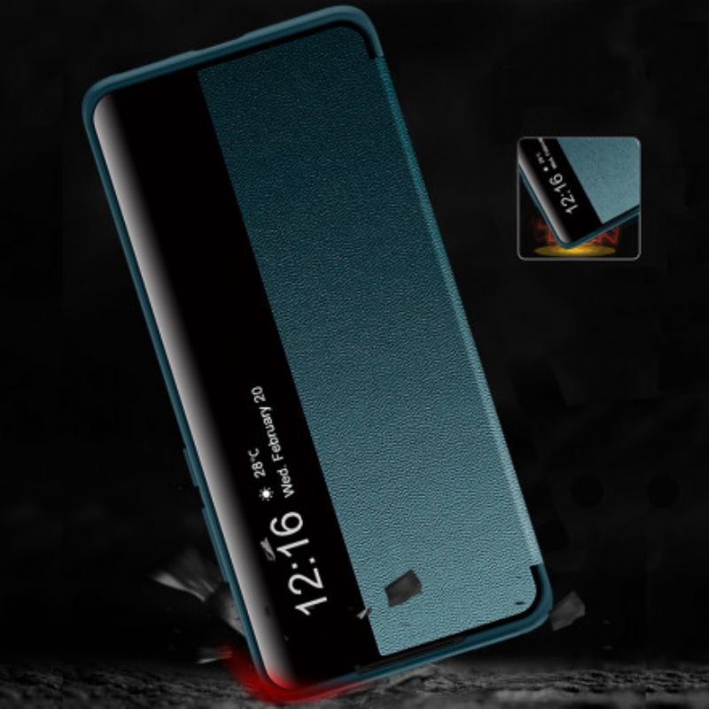 Bekijk Omslag Huawei P50 Pro Gestructureerd Kunstleer