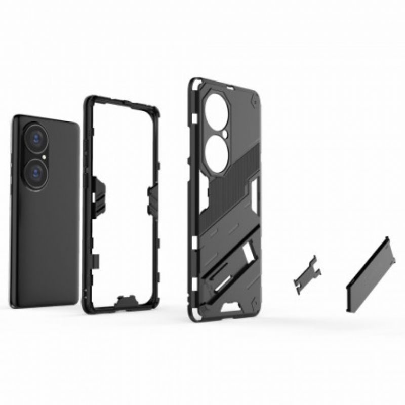 Cover Hoesje Huawei P50 Pro Telefoonhoesje Verwijderbare Steun Twee Handenvrije Posities