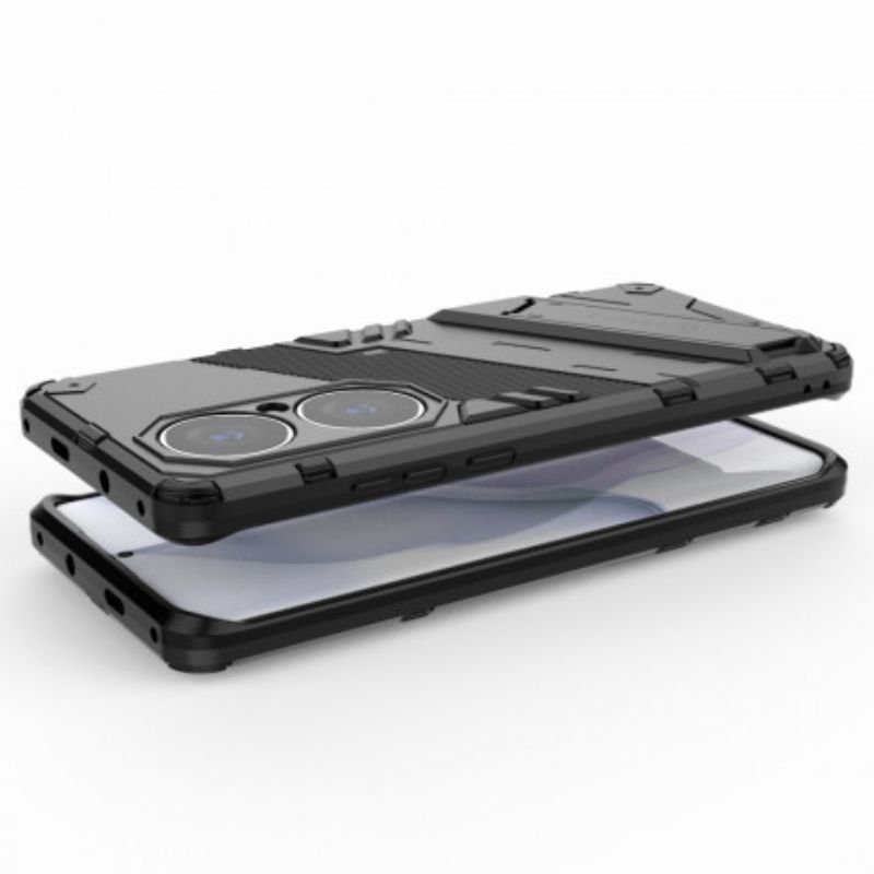 Cover Hoesje Huawei P50 Pro Telefoonhoesje Verwijderbare Steun Twee Handenvrije Posities