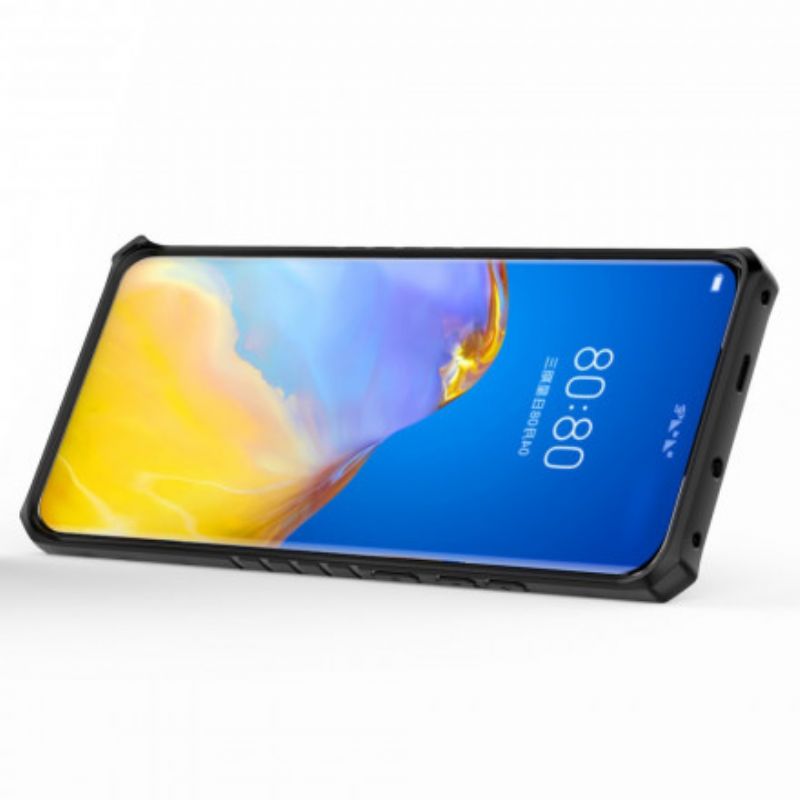 Hoesje Huawei P50 Pro Heavy-duty Hybride Honingraatstijl Bescherming Hoesje