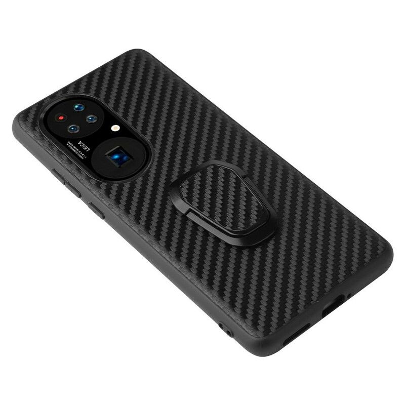 Hoesje Huawei P50 Pro Pailletten Ring-houder