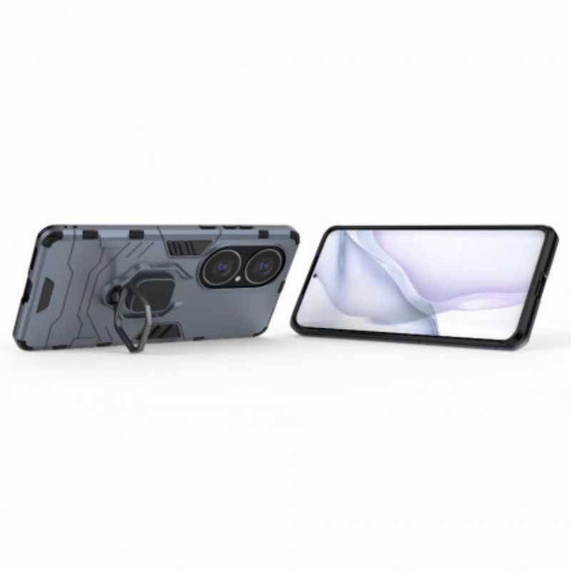 Hoesje Huawei P50 Pro Ringbestendig Bescherming Hoesje