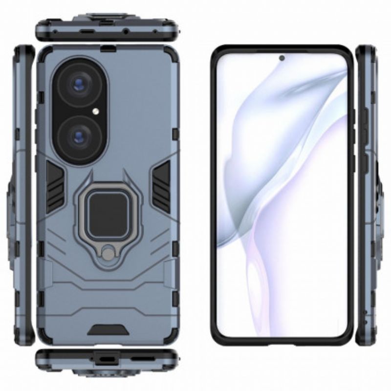 Hoesje Huawei P50 Pro Ringbestendig Bescherming Hoesje