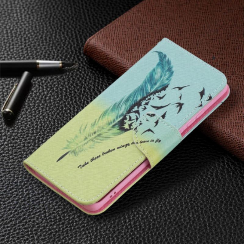 Leren Hoesje Voor Huawei P50 Pro Leer Vliegen