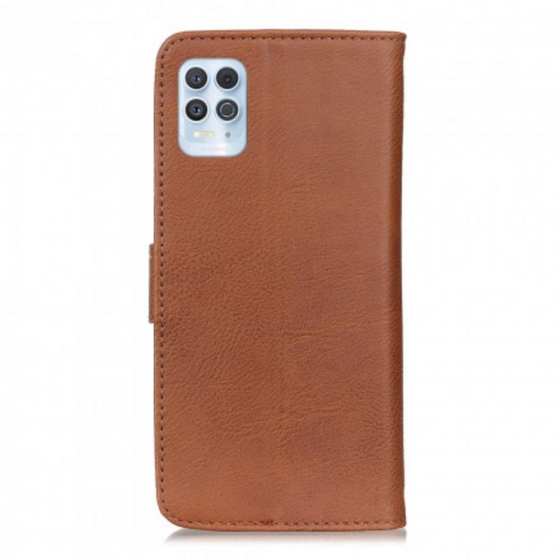 Bescherming Hoesje Moto G100 Kunstleer Khazneh
