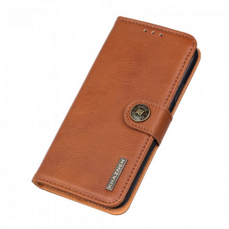 Bescherming Hoesje Moto G100 Kunstleer Khazneh