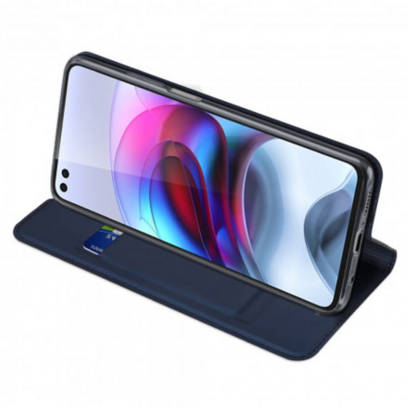 Folio-hoesje Voor Moto G100 Skin Pro Dux Ducis