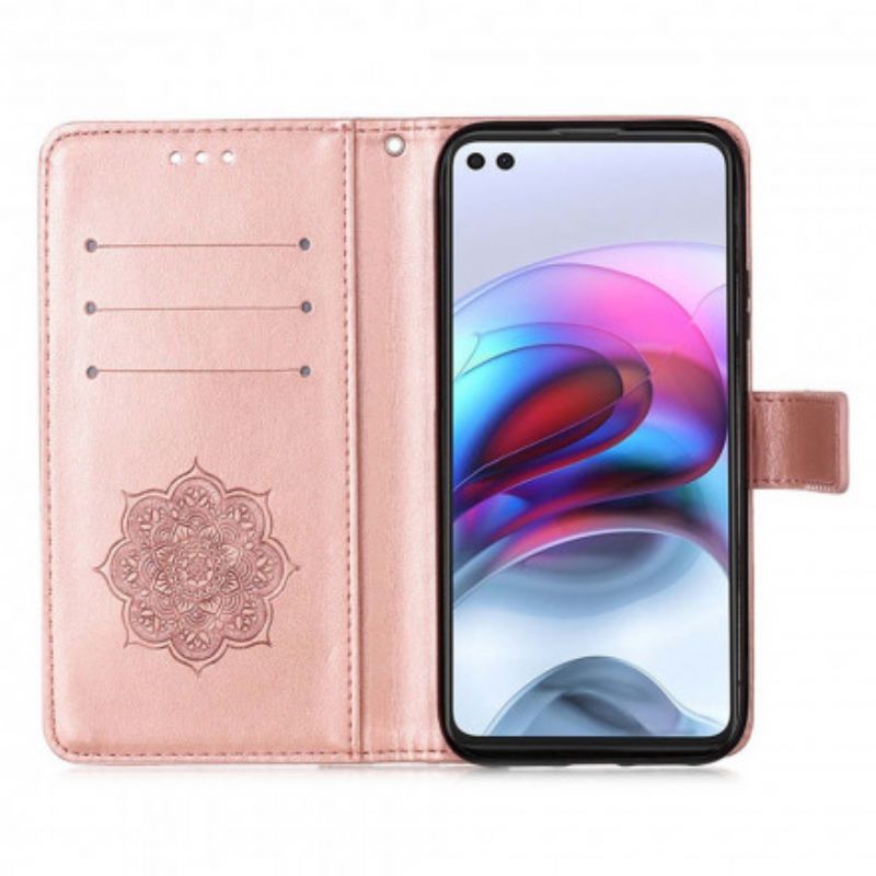 Leren Hoesje Voor Moto G100 Dromenvanger Met Leereffect