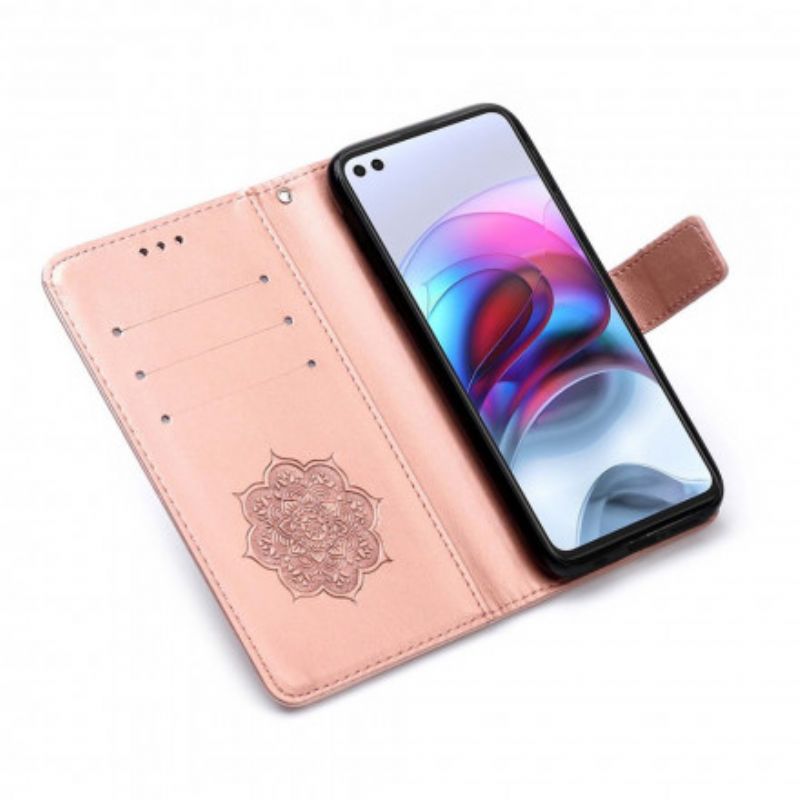 Leren Hoesje Voor Moto G100 Dromenvanger Met Leereffect