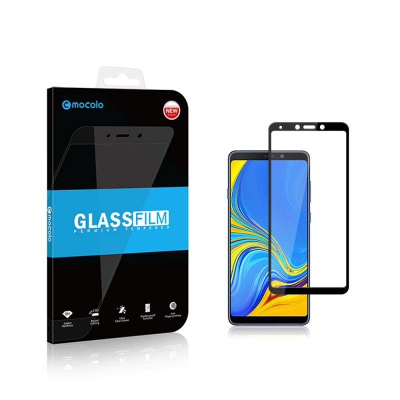 Bescherming Van Gehard Glas Samsung Galaxy A9 Zwart Mocolo