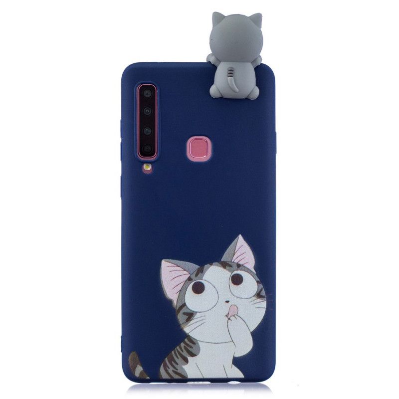 Case Hoesje Samsung Galaxy A9 Telefoonhoesje Grappige 3D Kat