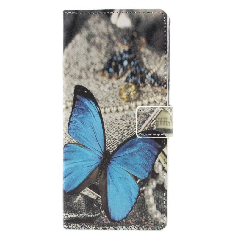Cover Folio-hoesje Samsung Galaxy A9 Telefoonhoesje Blauwe Vlinder