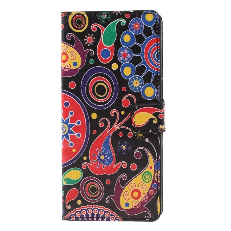 Cover Folio-hoesje Samsung Galaxy A9 Telefoonhoesje Tekeningen Van Sterrenstelsels