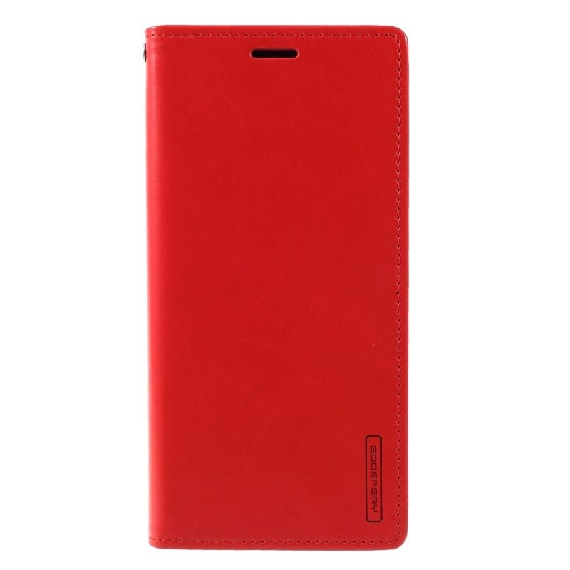 Folio-hoesje Samsung Galaxy A9 Rood Leereffect Kwik