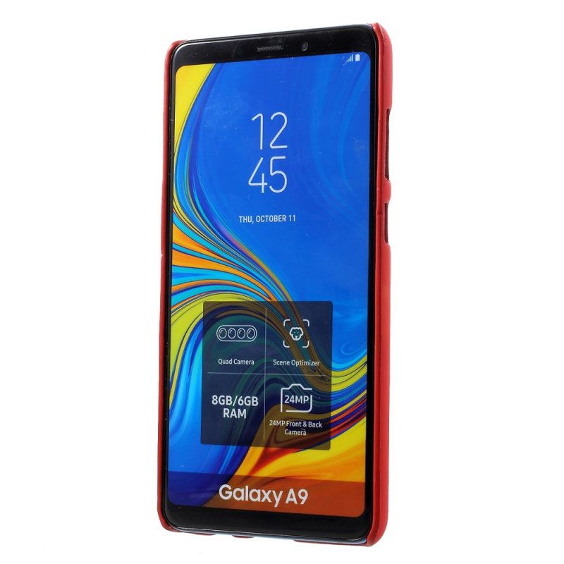 Hoesje Samsung Galaxy A9 Lichtblauw Contactkleuren