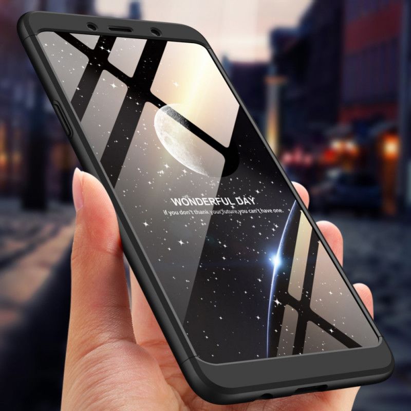 Hoesje Samsung Galaxy A9 Rood Zwart Afneembare Gkk