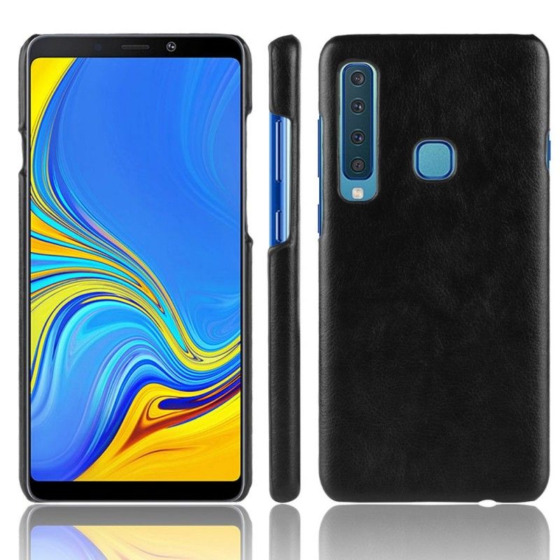 Hoesje voor Samsung Galaxy A9 Grijs Retro Leereffect